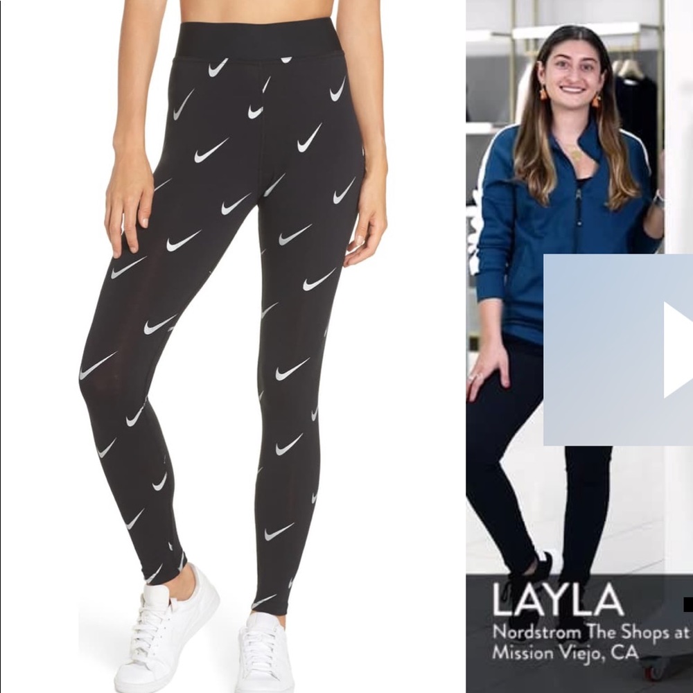 Nike Sportswear All Over Print Logo Leggings